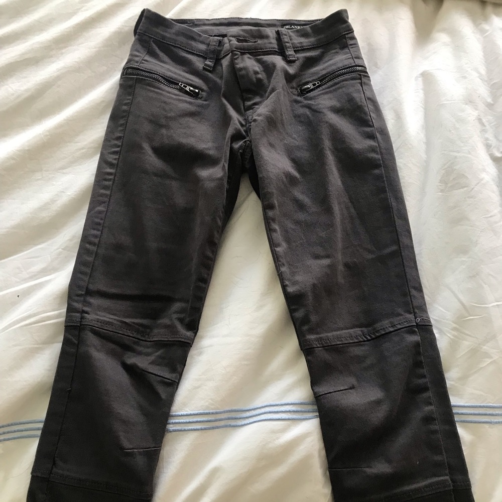 blanknyc skinny moto jeans